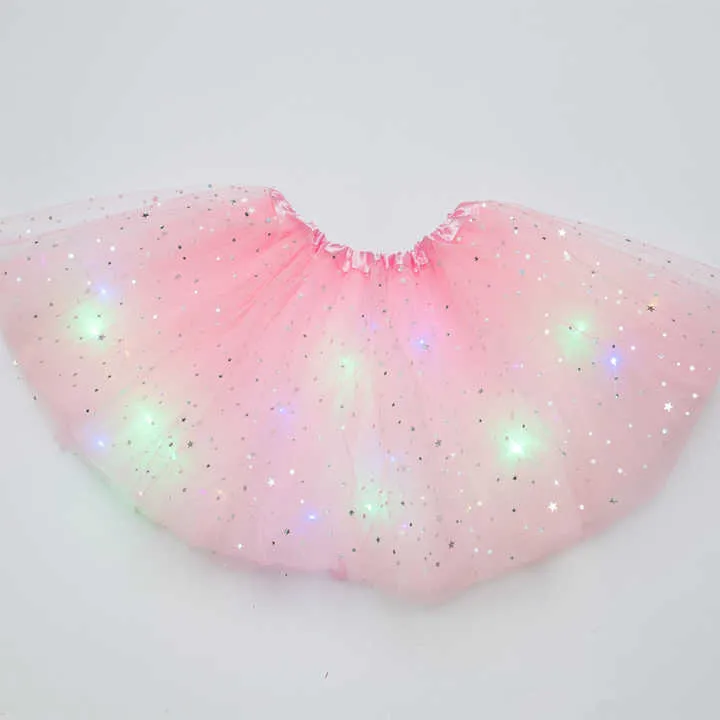 فستان توتو الأميرة المضيء للفتيات-Girls' Light-Up Princess Tutu Dress