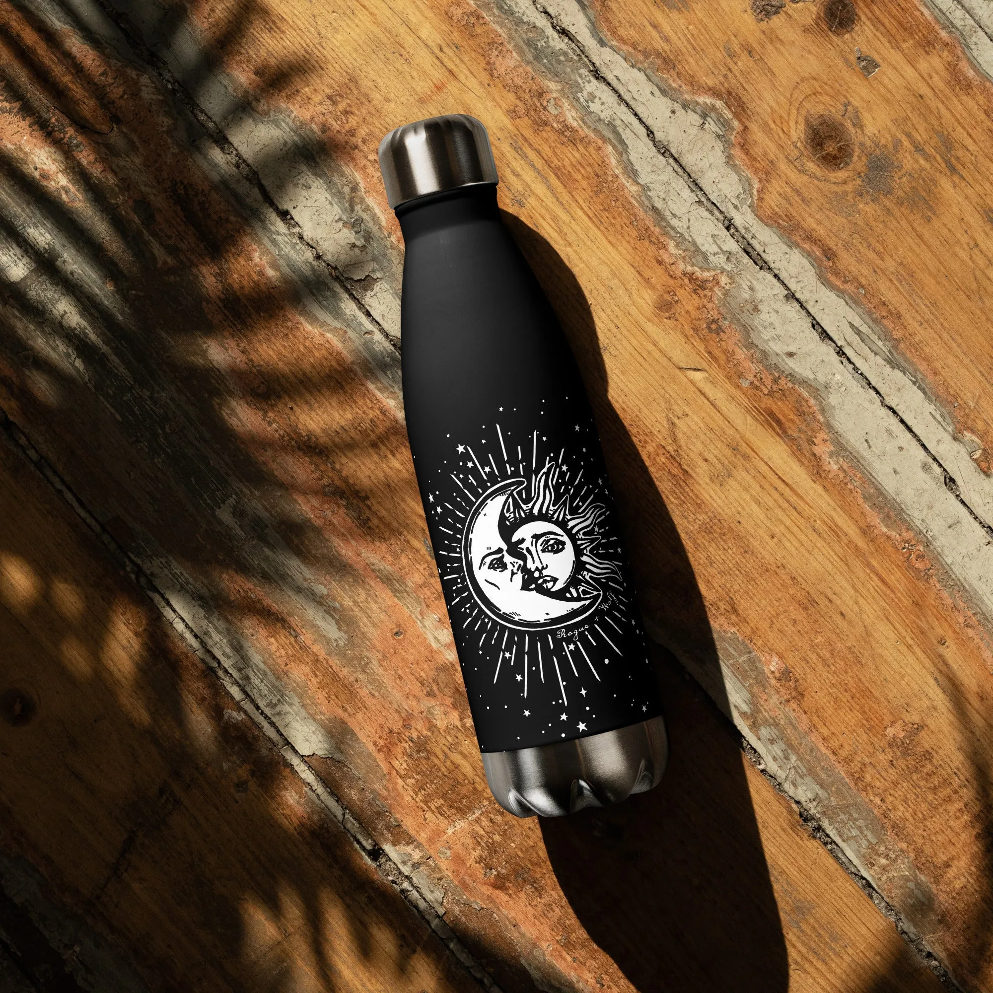 Astral Stainless Steel Water Bottle  - Double-Wall Insulation for Hot & Cold Drinks, Insulated Vacuum Flask, Gym Yoga Essentials - 17oz/500ml