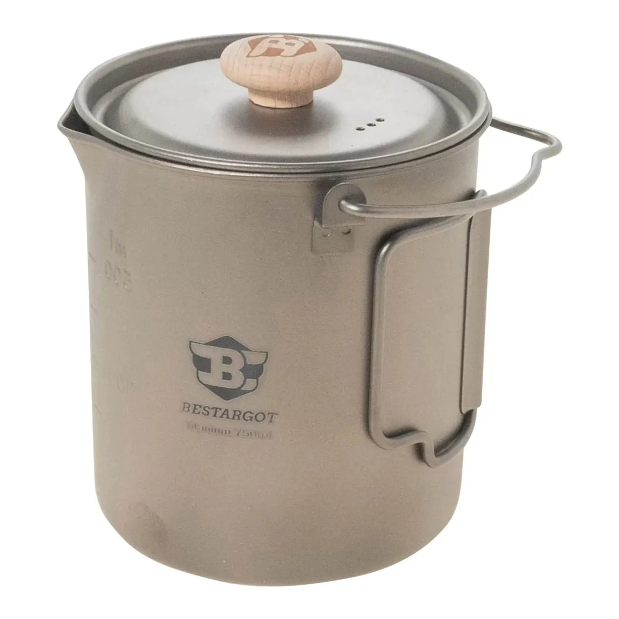 Bestargot Camping Titanium French Press Coffee Maker