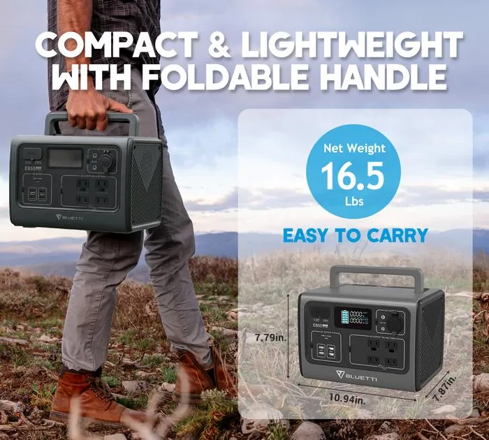BLUETTI EB55   1*PV120 | 700 Watt Generator