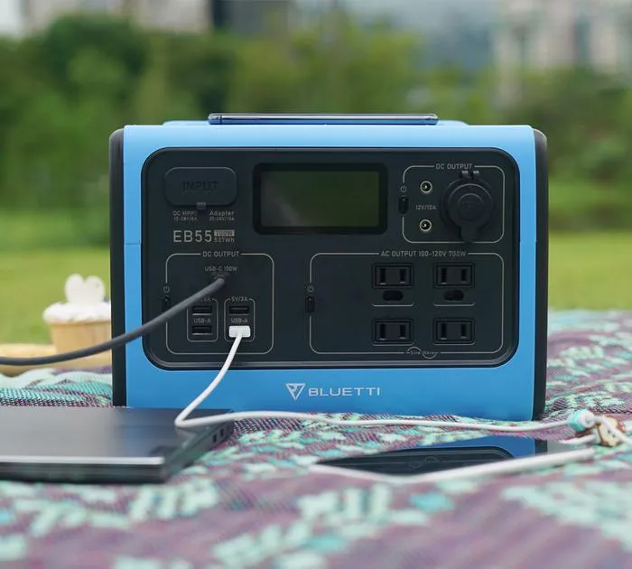 BLUETTI EB55   1*PV120 | 700 Watt Generator