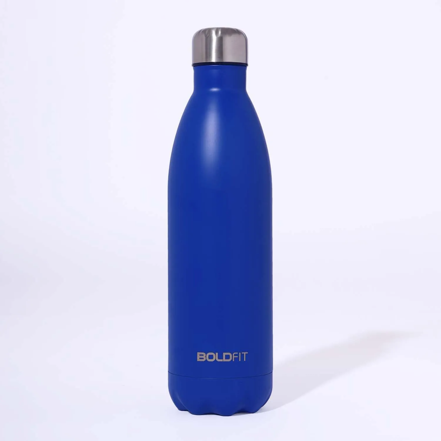 Boldfit Stainless Steel Water Bottle for Men & Women & Kids, Thermos Vacuum Flask Stylish Bottle Made for Keeping Water & Beverages Hot Or Cold Whole Day, Use in Home Office Gym (1000ml, Blue)