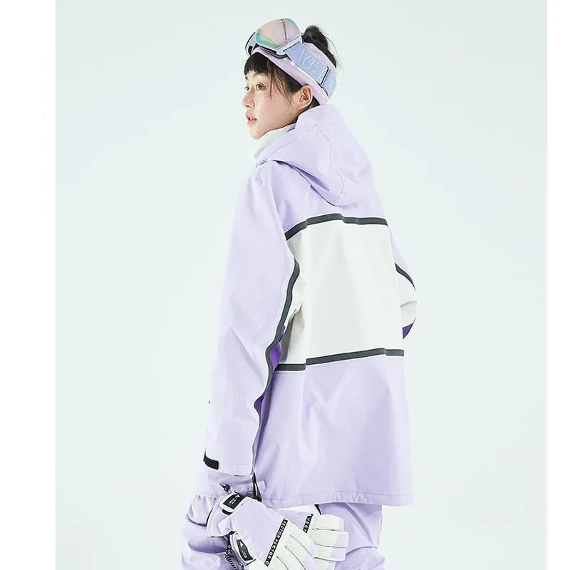 Hooded Thickened Warm And Waterproof Ski Jacket
