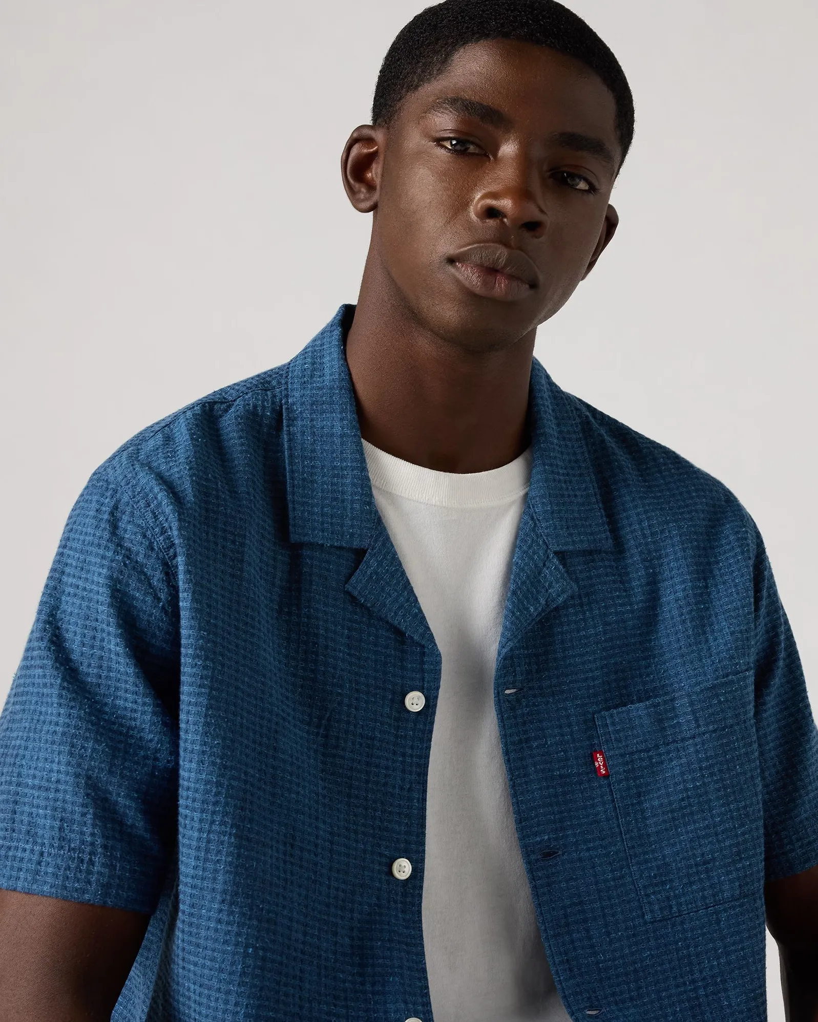 Levi's® Sunset Camp Shirt - Duke Indigo Dobby