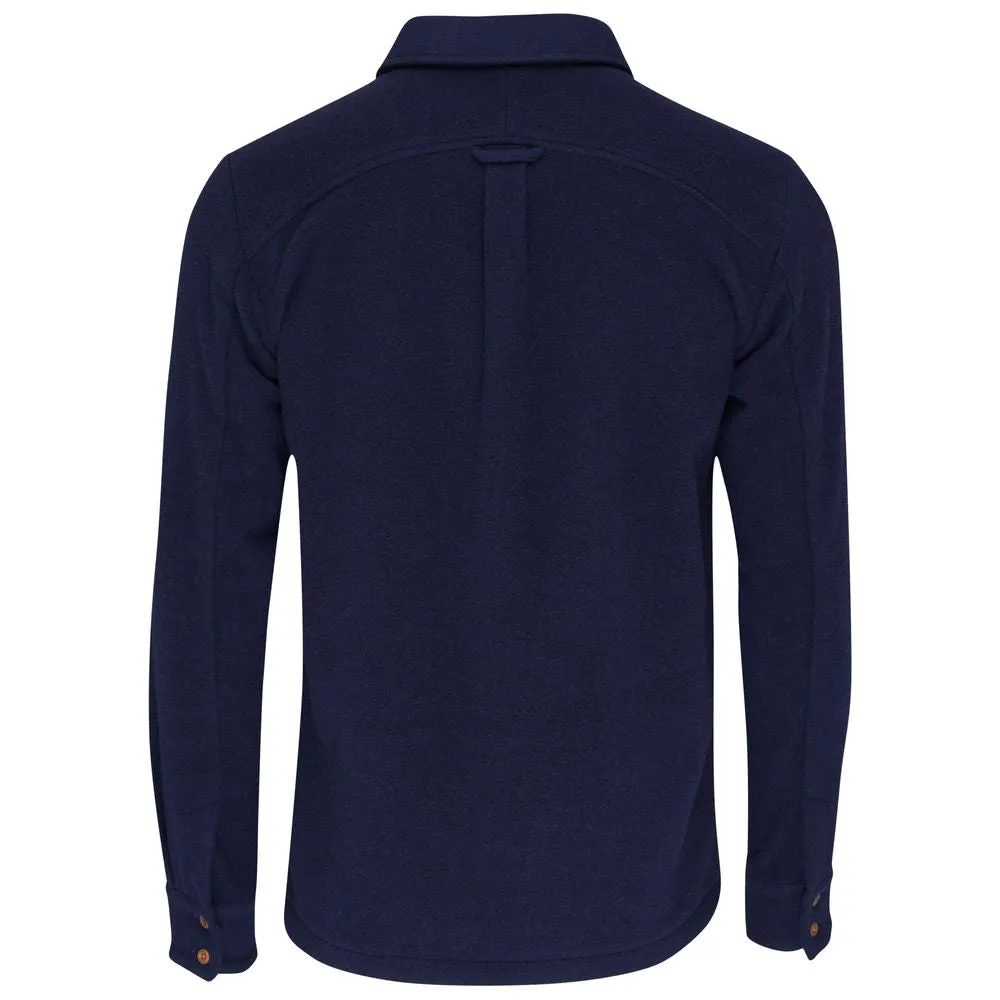 Mens Merino Blend Mountain Shirt (Navy)