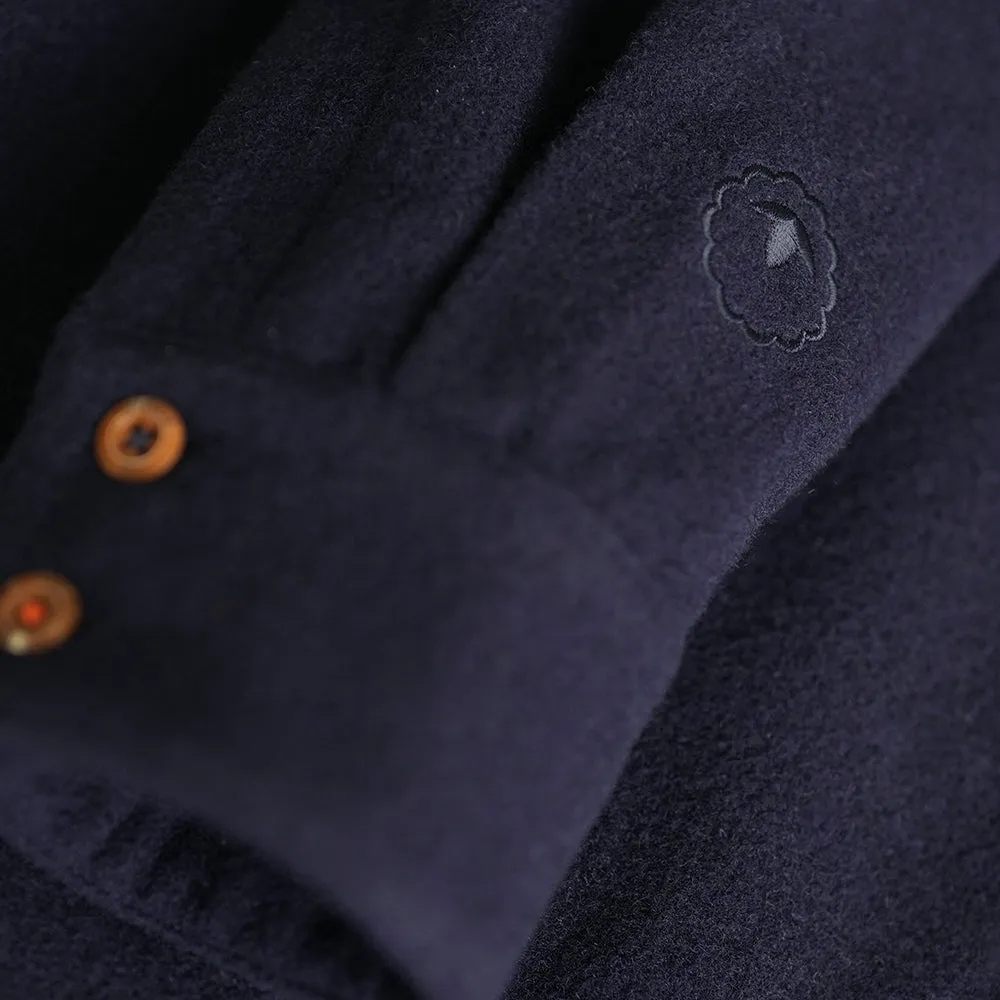 Mens Merino Blend Mountain Shirt (Navy)