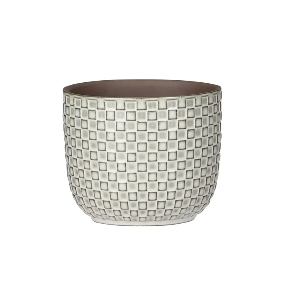 Mica Decorations 11cm White Daan Houseplant Pot