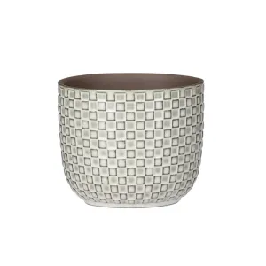 Mica Decorations 11cm White Daan Houseplant Pot