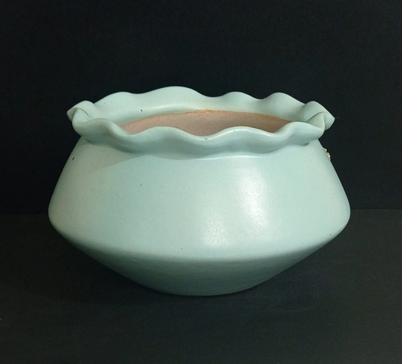Modern Matka Ceramic Planter - Light Blue | Premium Quality Pot for Home & Office Décor