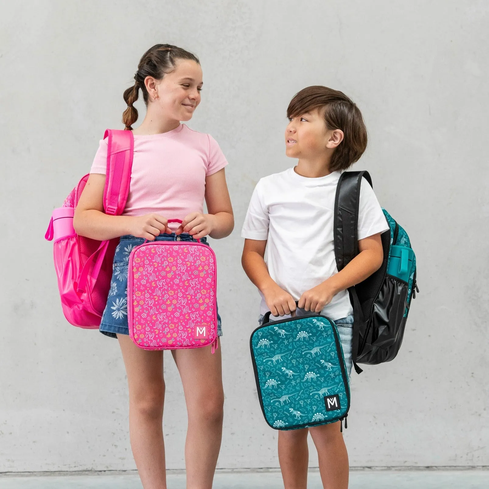 MontiiCo Large Insulated Lunch Bag - Unicorn Magic PINK