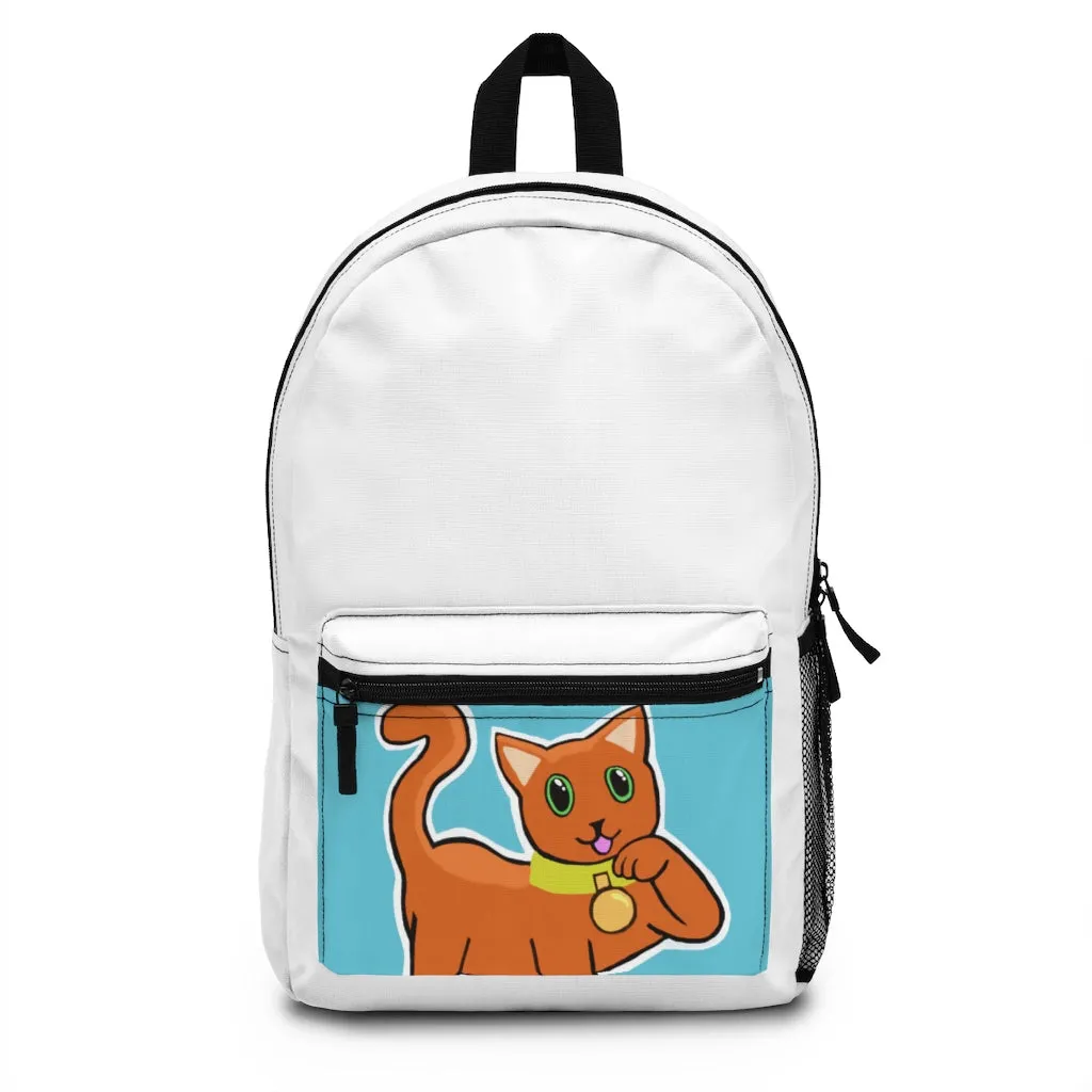 Orange Kitty Backpack (Made in USA)
