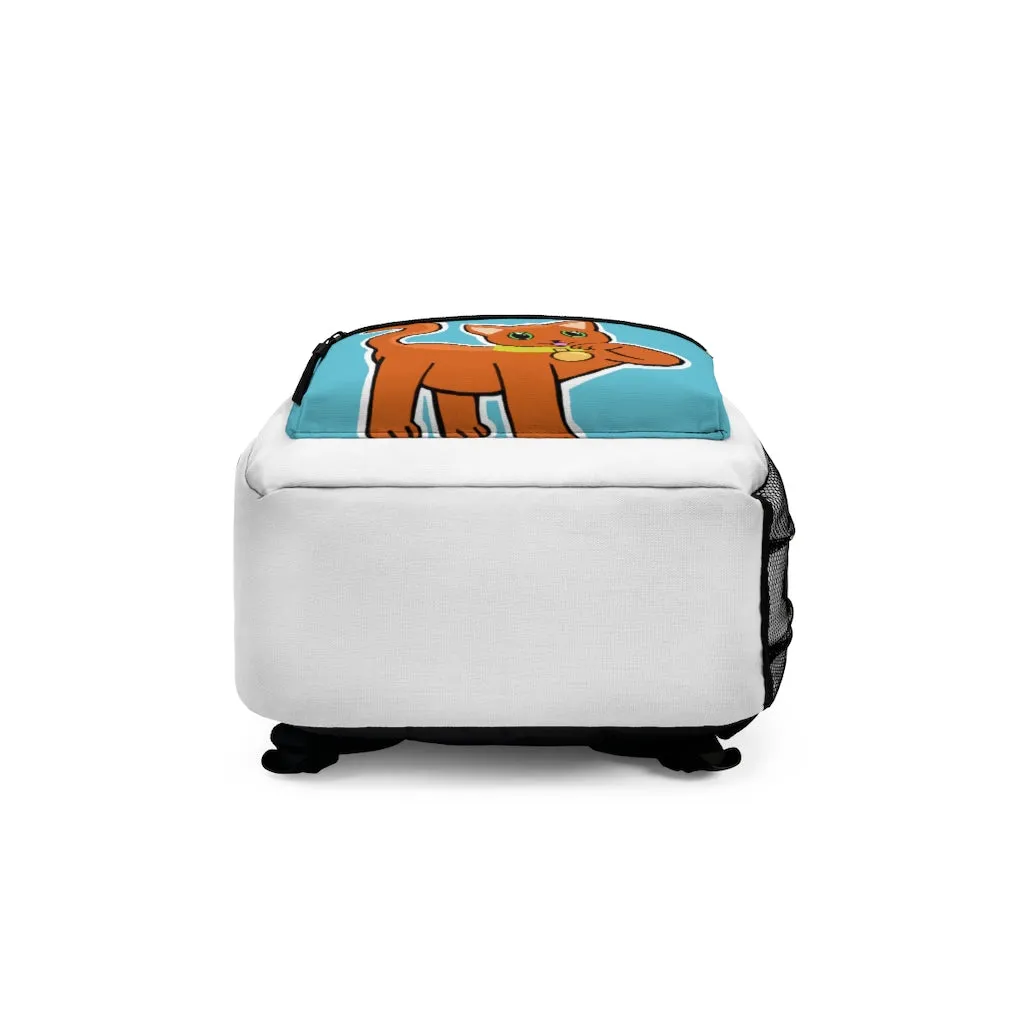 Orange Kitty Backpack (Made in USA)