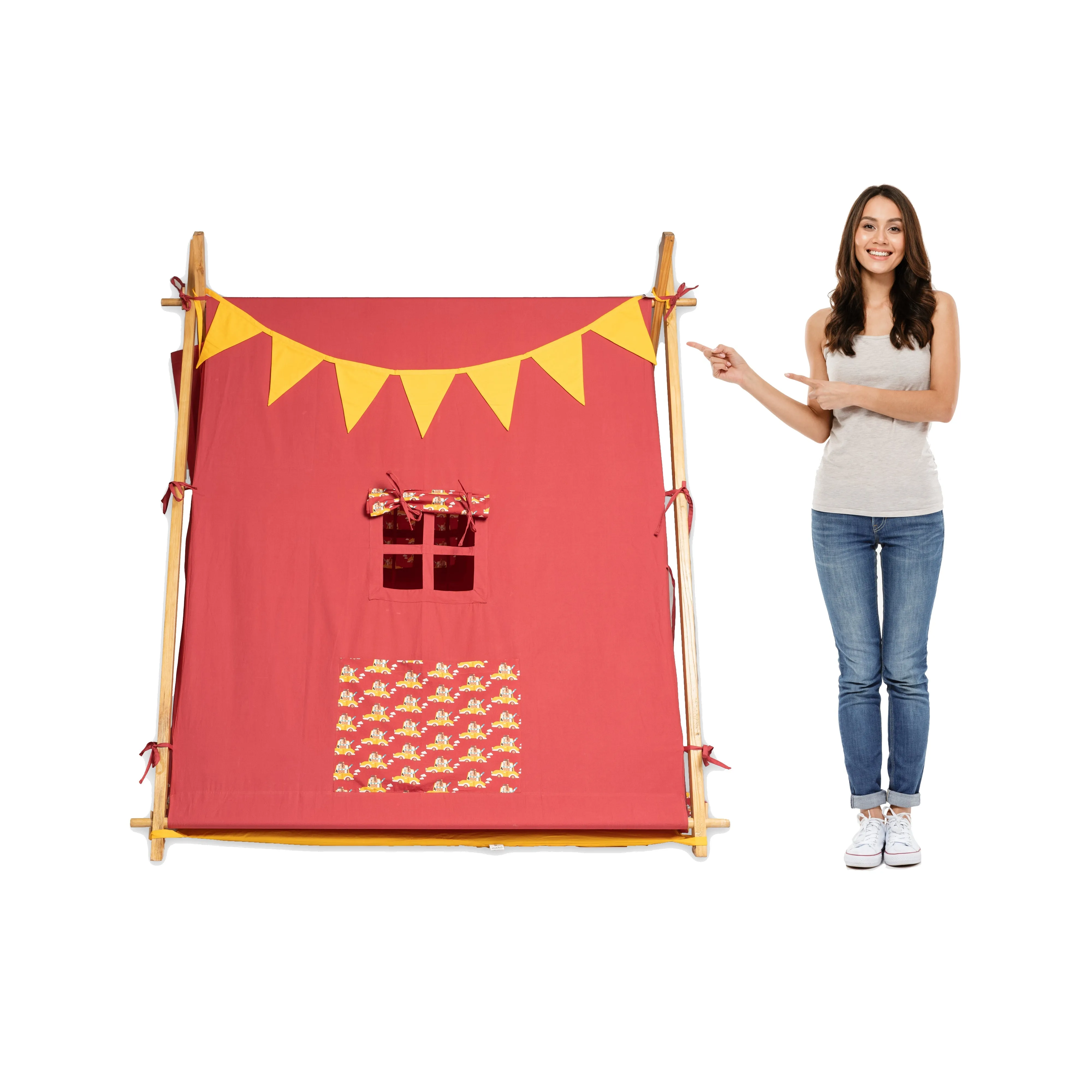 Play Tent -  Bear Drive (Red)