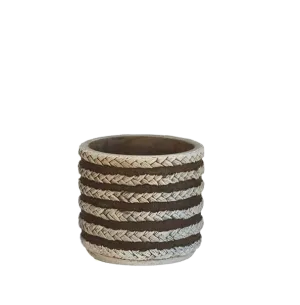 POT RAF 8.5X7.5HCM GREY