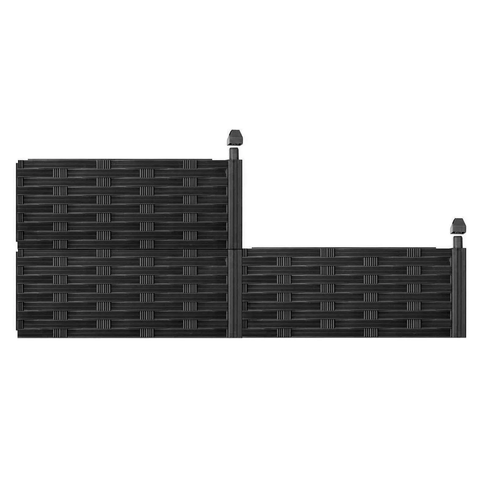 Rattan Effect 4 Piece Garden Bed