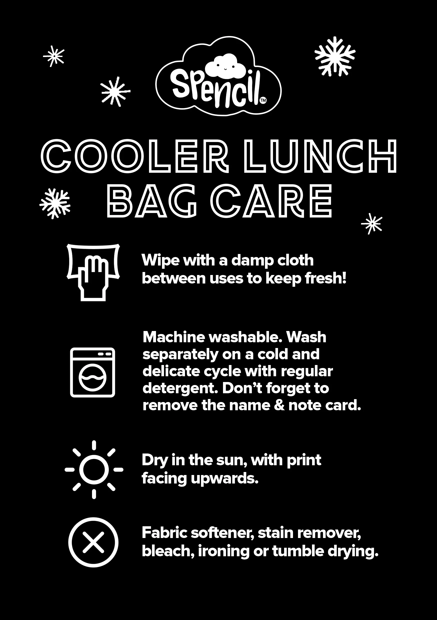 Spencil BIG Cooler Lunch Bag   Chill Pack - Ignite