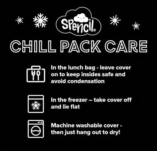 Spencil BIG Cooler Lunch Bag   Chill Pack - Ignite