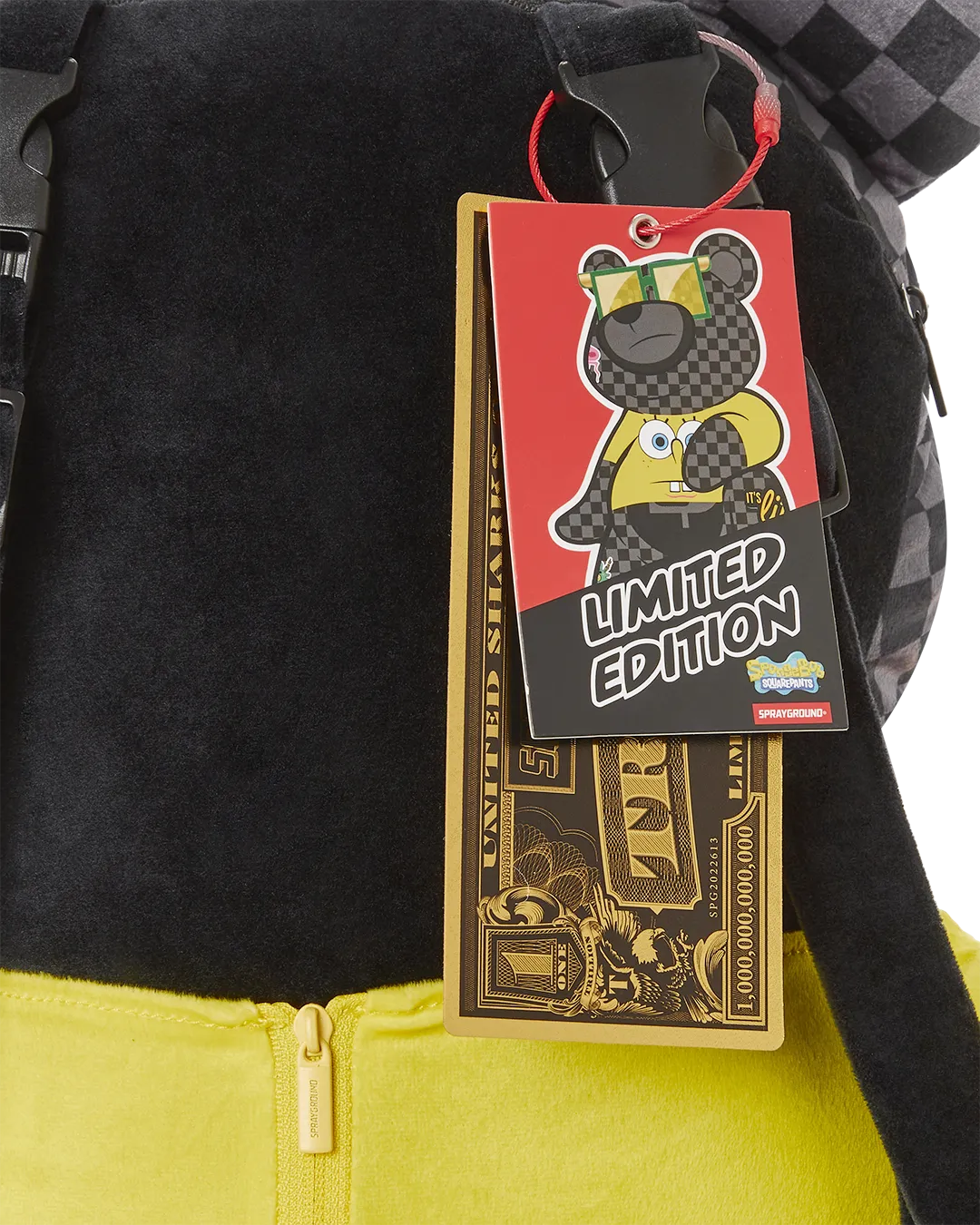 Sprayground Spongebob Moneybear Teddy Bear Backpack B4700