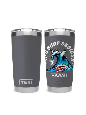 T&C Surf 20 oz Shaka Waves Tumbler Yeti