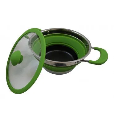 Vango Cuisine Collapsible Casserole Pot 1.5L Grey