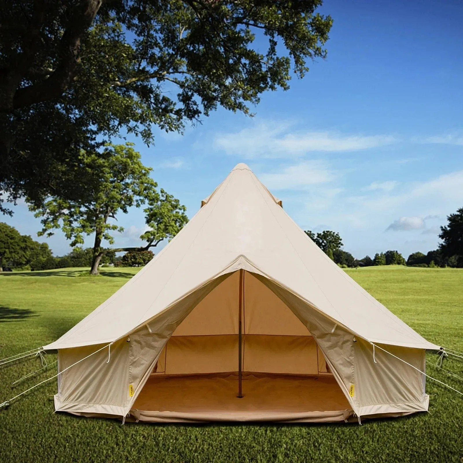 VEVOR Ultimate 4-Season Canvas Bell Pop Up Tent