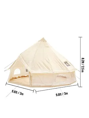VEVOR Ultimate 4-Season Canvas Bell Pop Up Tent