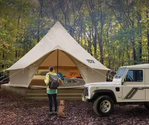 VEVOR Ultimate 4-Season Canvas Bell Pop Up Tent