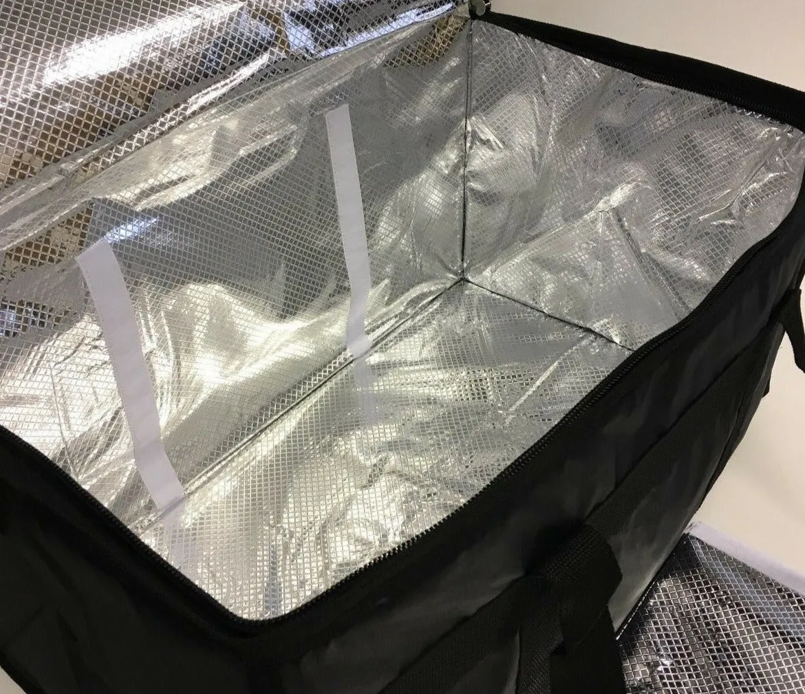 XL Insulated Cool Food Delivery Bag with Dividers GN 1/1 pan Deliveries Bags Extra Large 39 litres C20